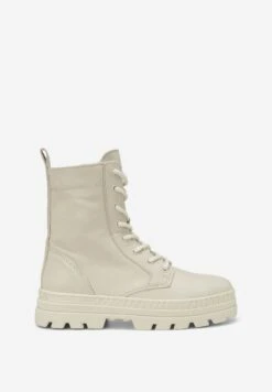 Marc O'Polo Enkellaarsjes Met Plateauzool - Offwhite -Marc O'Polo 7dcd180e66b449a2b30a3a4714fa1bfc