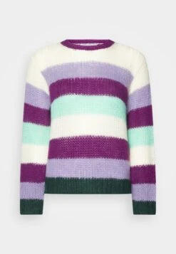 Marc O'Polo Longsleeve, Round-Neck, Stripe - Trui - Multi/Spring Pine
