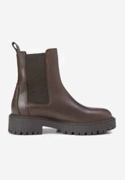 Marc O'Polo Phia- Enkellaarsjes Met Plateauzool - Crimson Brown -Marc O'Polo 804a75767b5b4e3d918fa6ed79eca702