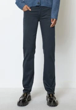 Marc O'Polo Modell Alby Straight Aus Smooth Sateen Stretch - Broek - Deep Blue Sea
