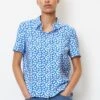 Marc O'Polo DENIM Kurzarm - Overhemdblouse - Mediterranean Blue -Marc O'Polo 842fa4fe4d5e4100a9ec2dc412f3a5f7