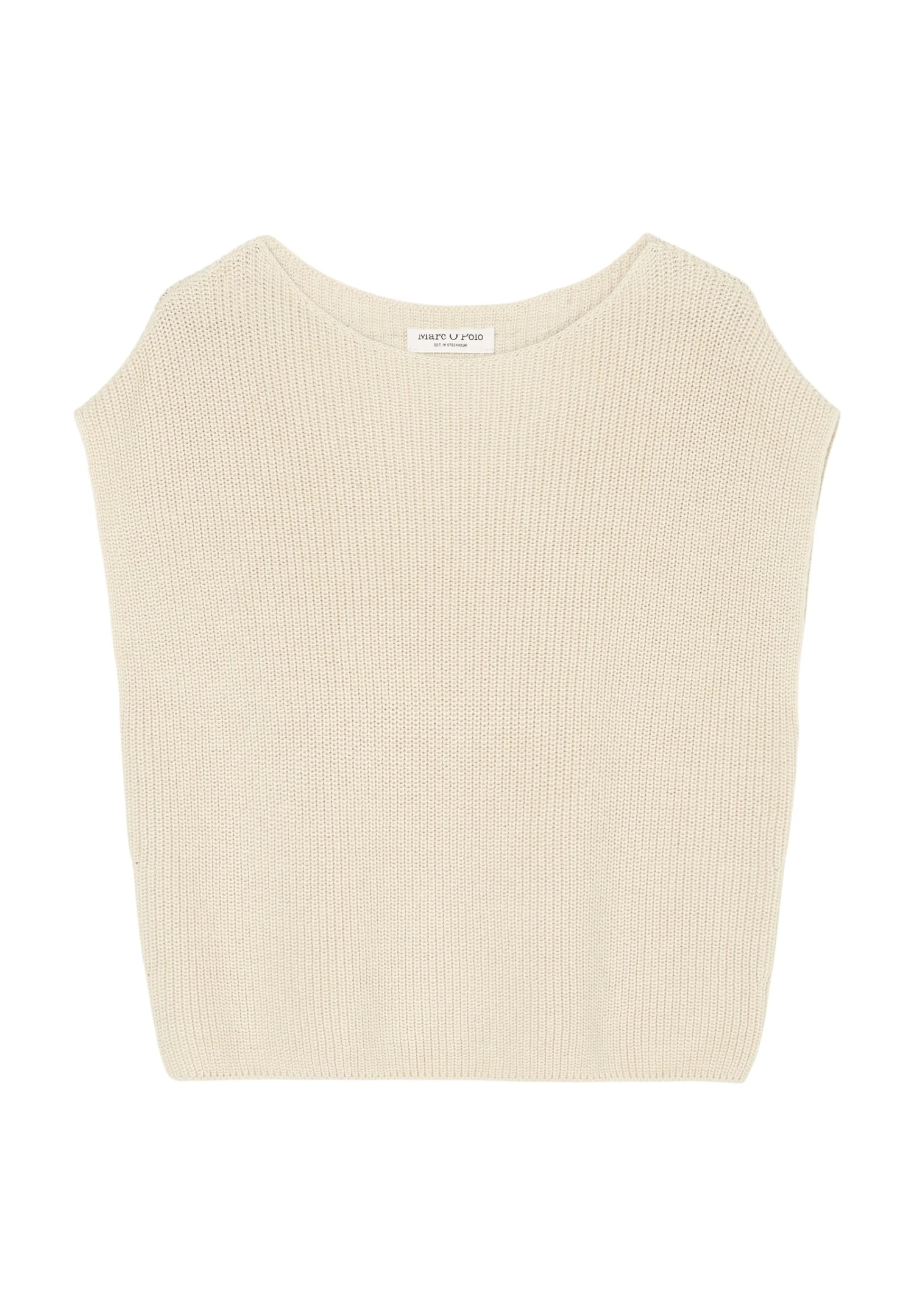 Marc O'Polo Ärmelloser Aus Reinem - T-Shirt Basic - Chalky Sand 8 Marc O'Polo Ärmelloser Aus Reinem - T-Shirt Basic - Chalky Sand - Afbeelding 6