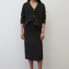 Marc O'Polo Midi Slim Aus Stretchigem Interlock - Kokerrok - Black