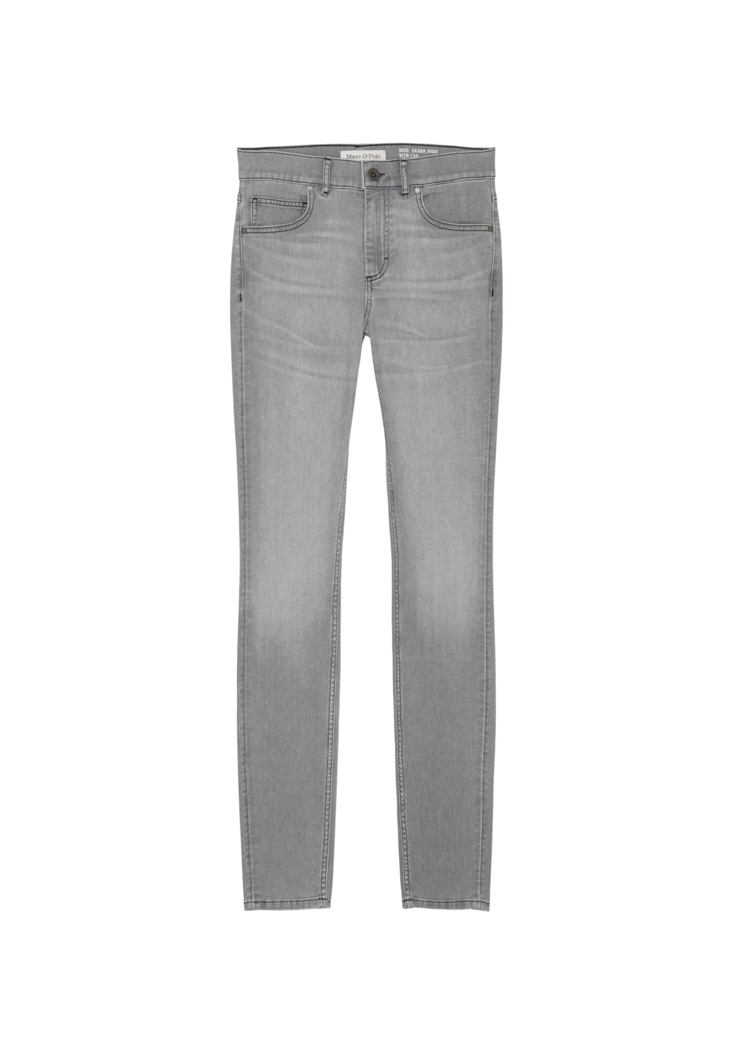 Marc O'Polo Modell Skara High Waist Skinny Aus Stretch-Org - Slim Fit Jeans - Comfort Light Grey Wash 7 Marc O'Polo Modell Skara High Waist Skinny Aus Stretch-Org - Slim Fit Jeans - Comfort Light Grey Wash - Afbeelding 5