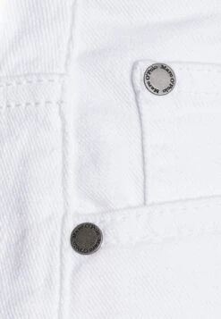 Marc O'Polo Woven 5 Pocket High Waist Relaxed Fit Mid Length Turn - Shorts - White -Marc O'Polo 8804c18fa8c34cfe97fb0320e5529036