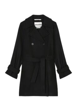 Marc O'Polo Midi Length Details - Trenchcoat - Black -Marc O'Polo 882d979a7fdb45979155d57c8762dd1e