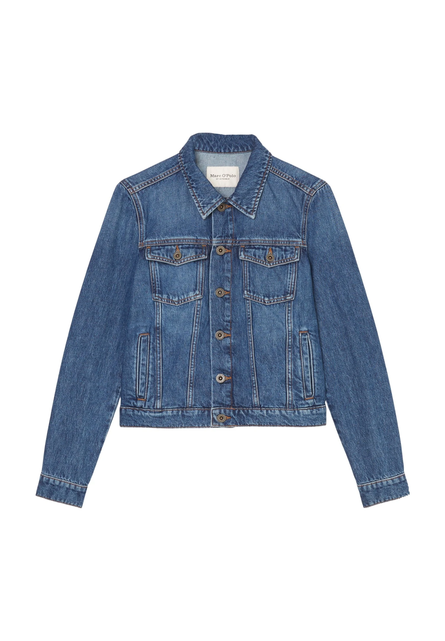 Marc O'Polo Klassische Regular Aus Organic - Spijkerjas - Vintage Dark Blue Wash 8 Marc O'Polo Klassische Regular Aus Organic - Spijkerjas - Vintage Dark Blue Wash - Afbeelding 6