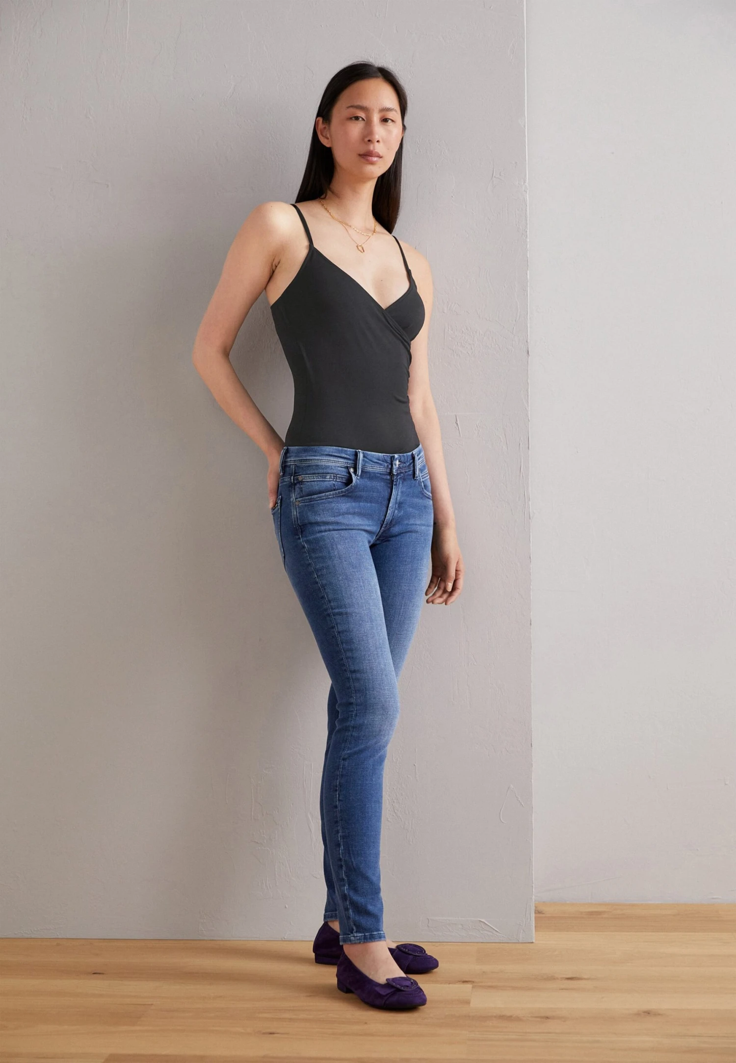 Marc O'Polo DENIM Trouser, Regular Waist Slim Leg Regular Length - Jeans Skinny Fit - Multi/Blackish Dark Blue 4 Marc O'Polo DENIM Trouser, Regular Waist Slim Leg Regular Length - Jeans Skinny Fit - Multi/Blackish Dark Blue - Afbeelding 2