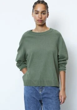 Marc O'Polo DENIM With Crew Neck Raglan Sleeve - Trui - Green Bamboo