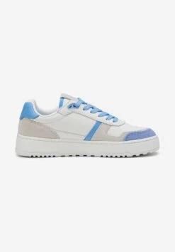 Marc O'Polo Court Aus Hochwertigem- Sneakers Laag - Offwhite Light Blue -Marc O'Polo 9118a790eda947909f37ebd2ae9239cd