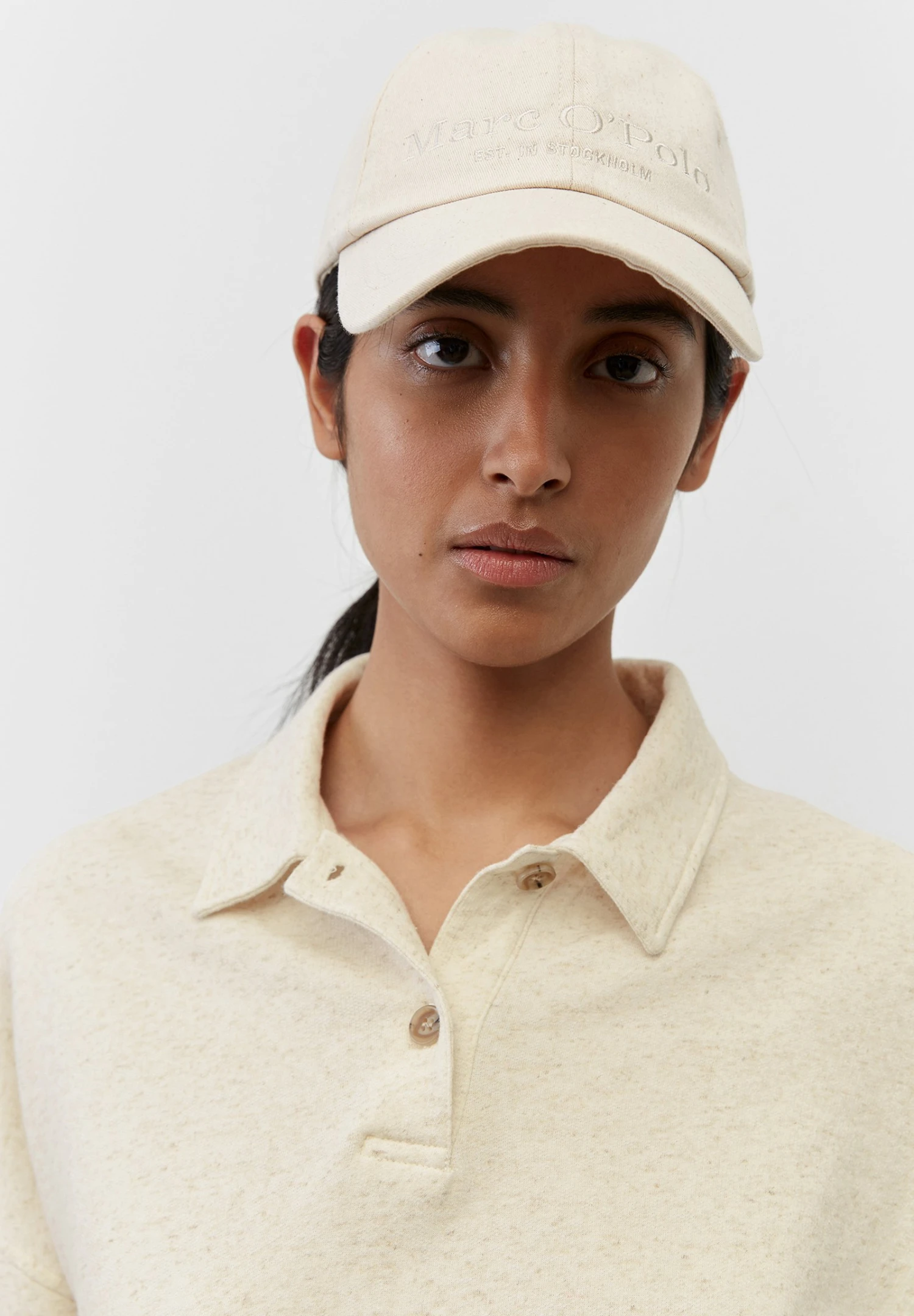 Marc O'Polo Sweater - White Cotton 6 Marc O'Polo Sweater - White Cotton - Afbeelding 4