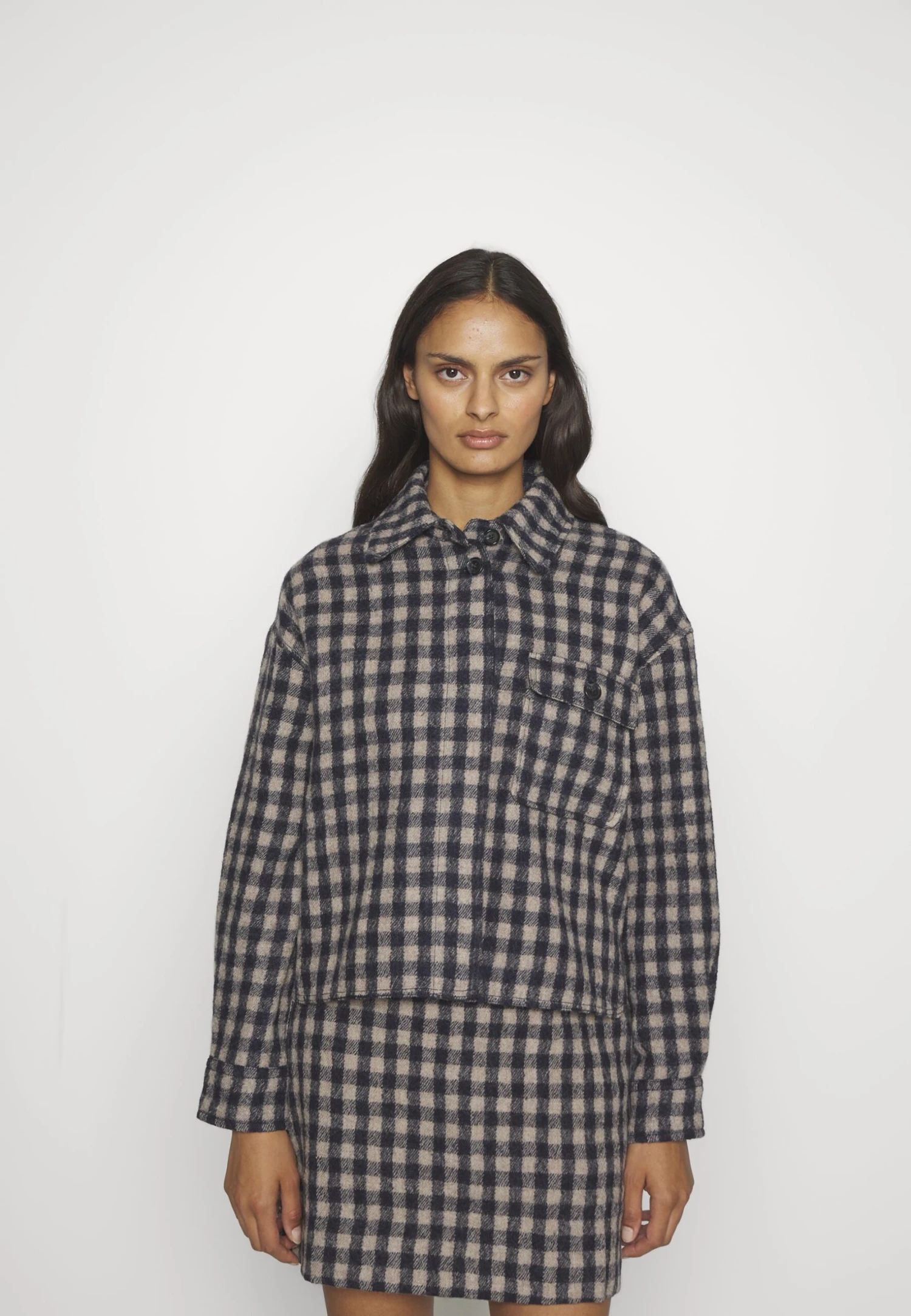 Marc O'Polo Overshirt Boxy Shape Modernshirt Details Vichy- Jas - Multi 5 Marc O'Polo Overshirt Boxy Shape Modernshirt Details Vichy- Jas - Multi - Afbeelding 3