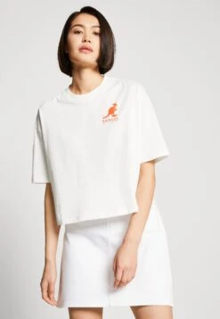 Marc O'Polo DENIM Roundneck- T-Shirt Print - Egg White -Marc O'Polo 9704f7c8f04645febea7dc980995ed29