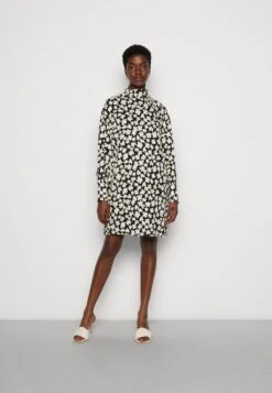 Marc O'Polo Capsule Dress High Collar Feminine Sleeve Volume Short Length - Jurk - Multi