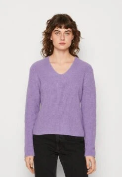 Marc O'Polo Longsleeve V Neck - Trui - Sunbleached Purple