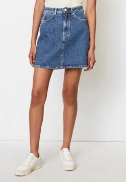Marc O'Polo DENIM A-Lijn Rok - Multi Worn Mid Blue