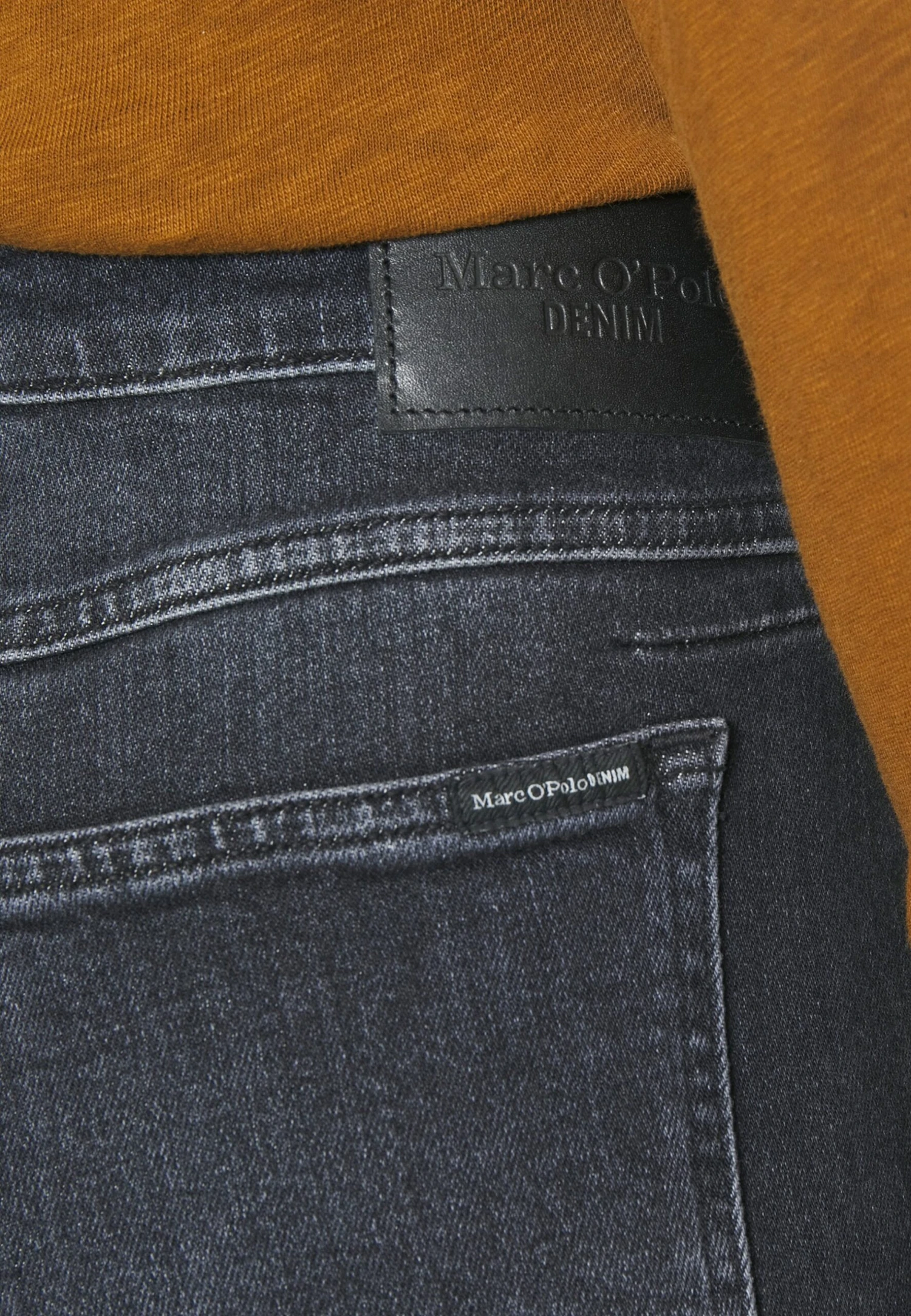 Marc O'Polo DENIM Boyfriend Fit - Straight Leg Jeans - Vintage Anthracite Marbl 7 Marc O'Polo DENIM Boyfriend Fit - Straight Leg Jeans - Vintage Anthracite Marbl - Afbeelding 5