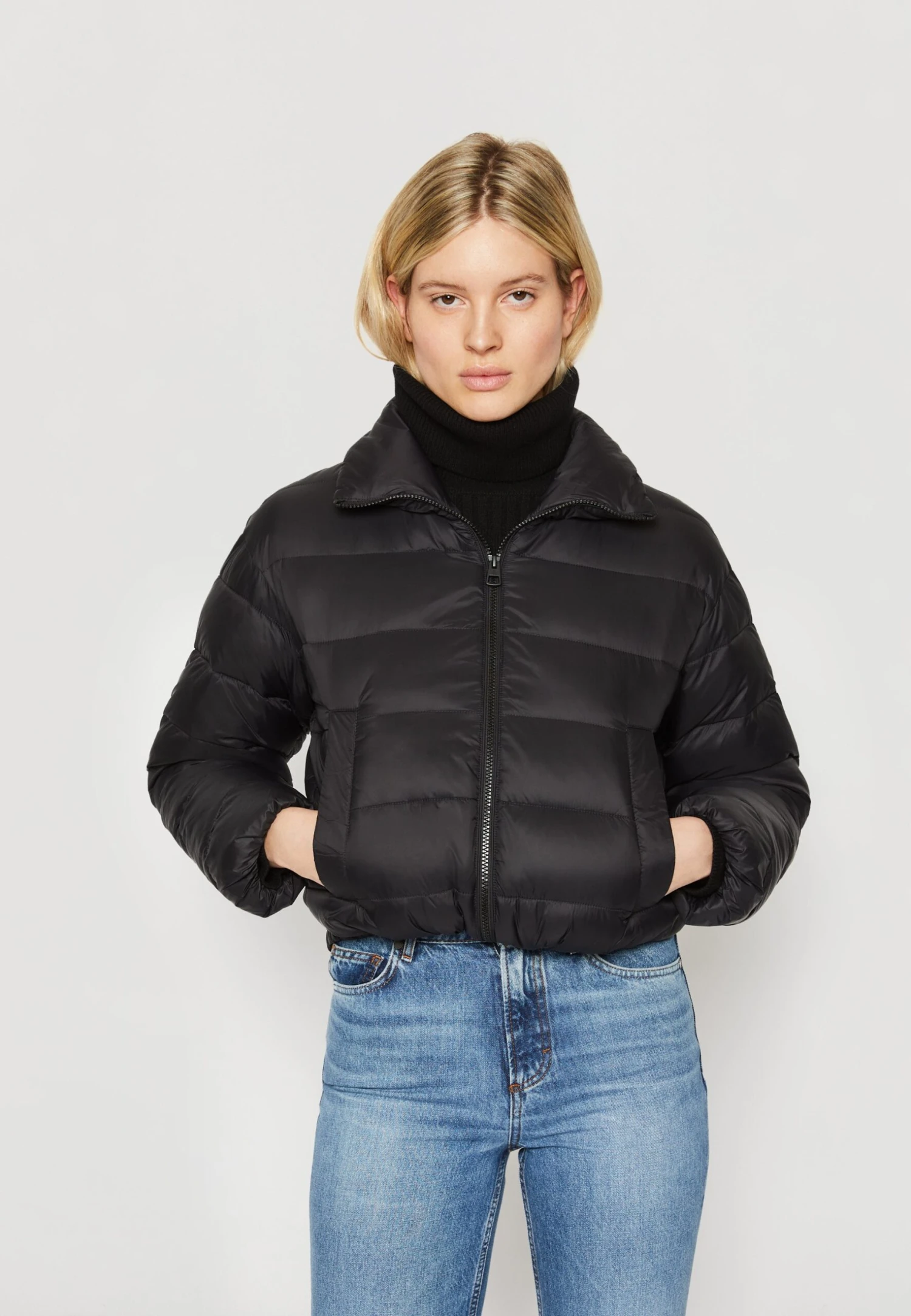 Marc O'Polo Jacket Stand Up Collar Drawstring Hem - Winterjas - Black 5 Marc O'Polo Jacket Stand Up Collar Drawstring Hem - Winterjas - Black - Afbeelding 3