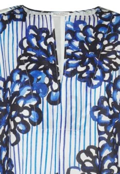 Marc O'Polo Beach Dress Short Length Round Neck With Slit - Strandaccessoire - Blue/White -Marc O'Polo 9e54ce9d4bfc48338ae4c068652590d8