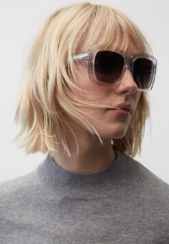 Marc O'Polo Unisex Mit Breitem Acetat-Rahmen - Zonnebril - Crystal