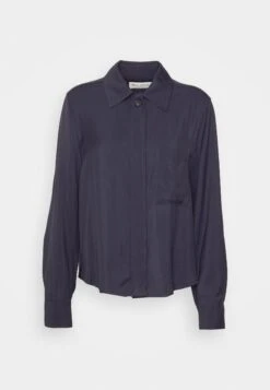Marc O'Polo Overshirt Sharp Collar Long Sleeve Patched Pocket - Overhemdblouse - Deep Blue Sea -Marc O'Polo 9f35cea001f1494a944b4b0b449344af