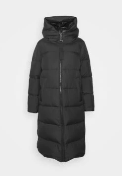 Marc O'Polo Coat Filled Fixed Hood Welt Pockets Side Slits With Press Buttons - Donsjas - Black -Marc O'Polo a06dec828b6e477fbbec3c5ee69ef2ad