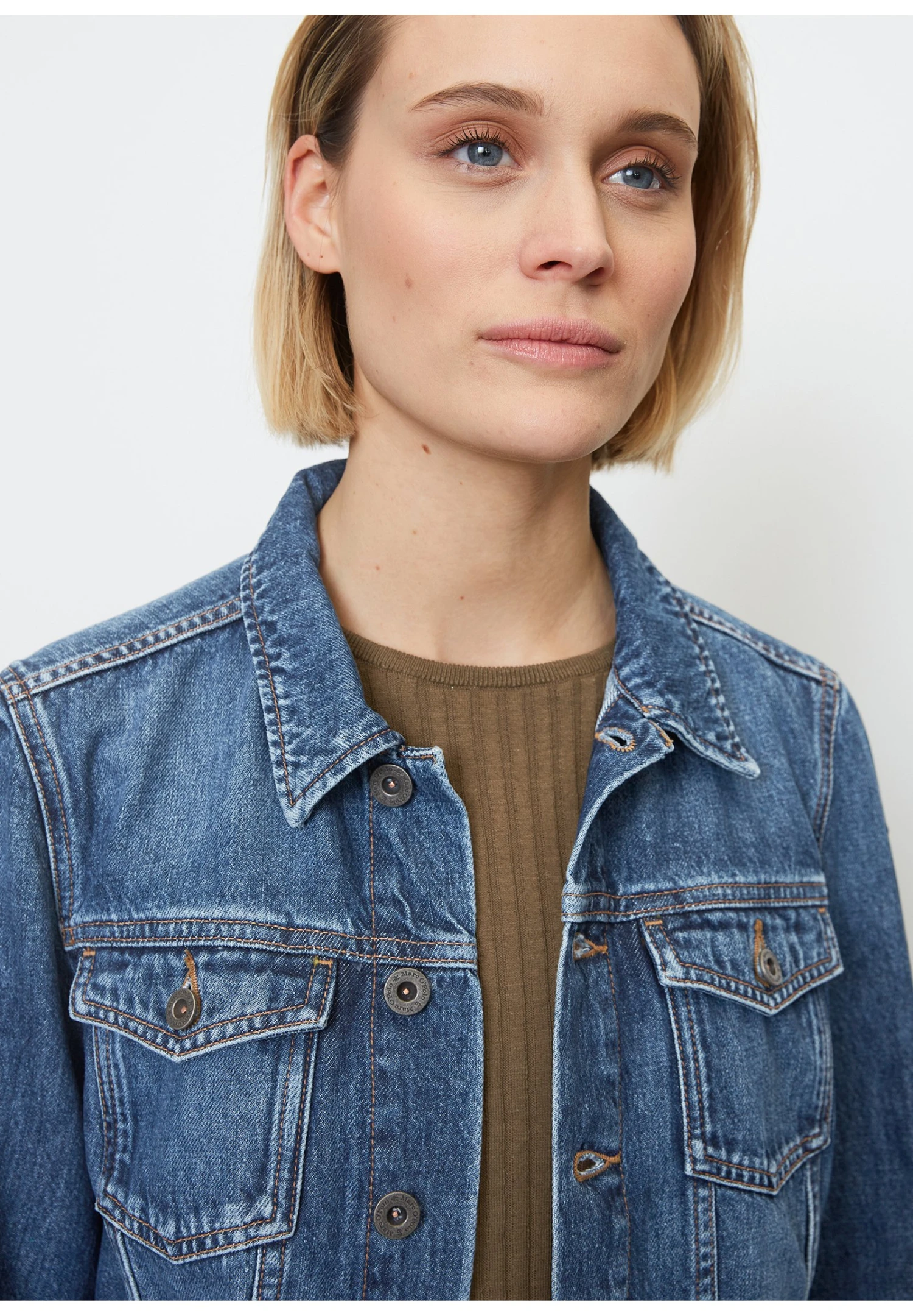 Marc O'Polo Klassische Regular Aus Organic - Spijkerjas - Vintage Dark Blue Wash 7 Marc O'Polo Klassische Regular Aus Organic - Spijkerjas - Vintage Dark Blue Wash - Afbeelding 5