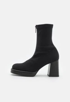 Marc O'Polo Wanda- Enkellaarsjes Met Plateauzool - Black -Marc O'Polo a75093212408455c9baea2d33ace92dc