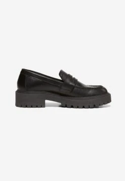 Marc O'Polo Penny-Loafer Aus Edlem - Plateaupumps - Black -Marc O'Polo a817b7d886b64042b85d5a5ed43b09f2
