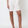 Marc O'Polo High Waistmit Teil-Elastischem Bund - Shorts - White -Marc O'Polo a81cc93e25dd41b6ac372fe87018a3f9