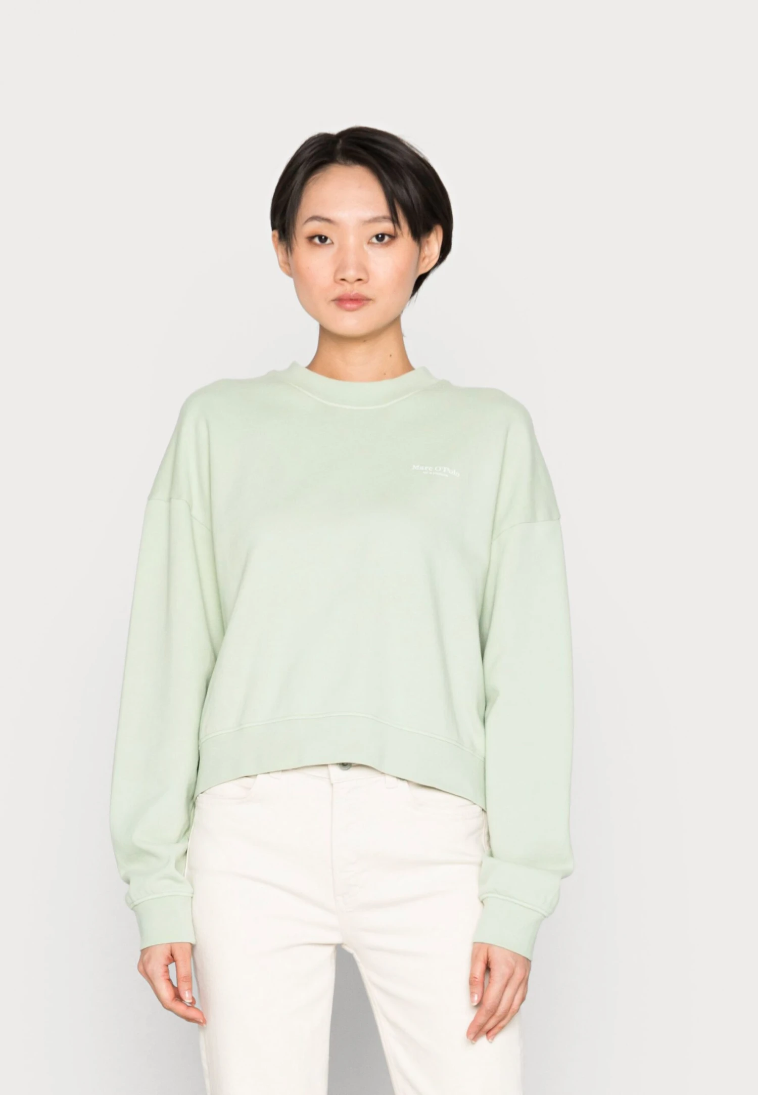 Marc O'Polo Round Neck - Sweater - Dried Mint 3 Marc O'Polo Round Neck - Sweater - Dried Mint