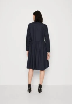 Marc O'Polo Dress Shirt Style Feminine Gathering Modern Details - Blousejurk - Deep Blue Sea -Marc O'Polo aa9f5226d996429fb9b842e743e05539