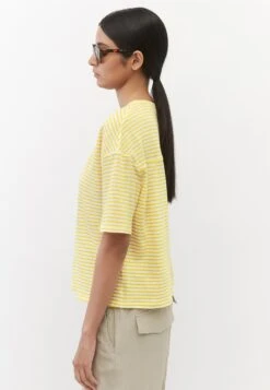 Marc O'Polo Aus Hanf Qualität - T-Shirt Print - Lemon Curry -Marc O'Polo ab993c0b16db420c95747705480135d1