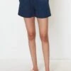 Marc O'Polo DENIM Mit Gummibund Aus Fliessendem - Shorts - Admiral -Marc O'Polo acffe94a57ac4504bcbfe0ee14175826