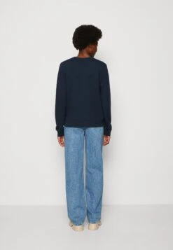 Marc O'Polo DENIM Basic Fit Crew Neck Logo Embroidery - Sweater - Navy Teal -Marc O'Polo ad0a4c601f114aedad615682b158aa58