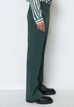 Marc O'Polo Mit Geschlitztem Saum Regular Aus Interl - Broek - Night Pine -Marc O'Polo ad6d47a03b2d47cfa0d09c6fabdd8b80