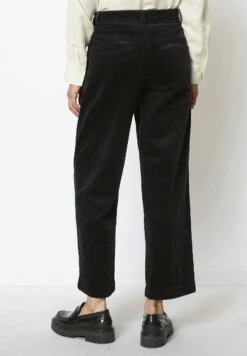 Marc O'Polo Wide Leg Cropped Length Welt Pocket - Broek - Black -Marc O'Polo ad806f537df1439d8bac85515002be67