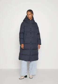 Marc O'Polo Coat Filled Fixed Hood Welt Pockets Side Slits With Press Buttons - Donsjas - Deep Blue Sea -Marc O'Polo ae990ffff9784c15bee20f8bd758d416