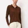 Marc O'Polo Long Sleeve - Overhemdblouse - Crimson Brown