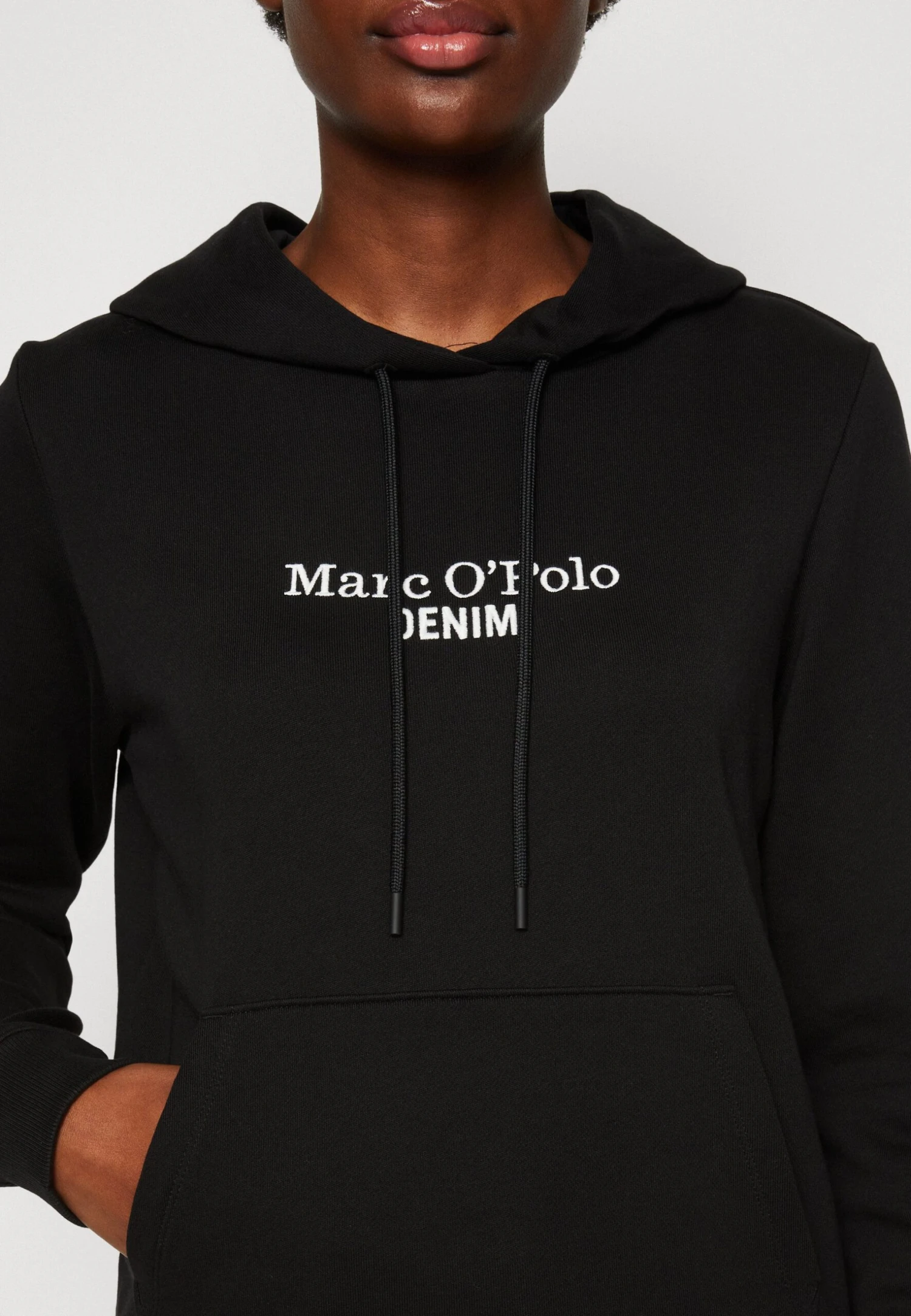 Marc O'Polo DENIM Longsleeve Hooded Chest Embroidery - Sweater - Black 8 Marc O'Polo DENIM Longsleeve Hooded Chest Embroidery - Sweater - Black - Afbeelding 6