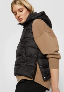 Marc O'Polo Vest Detachable Hood Welt Pockets Side - Bodywarmer - Black -Marc O'Polo b3fd0bc115ca410da4e56e442f24877e