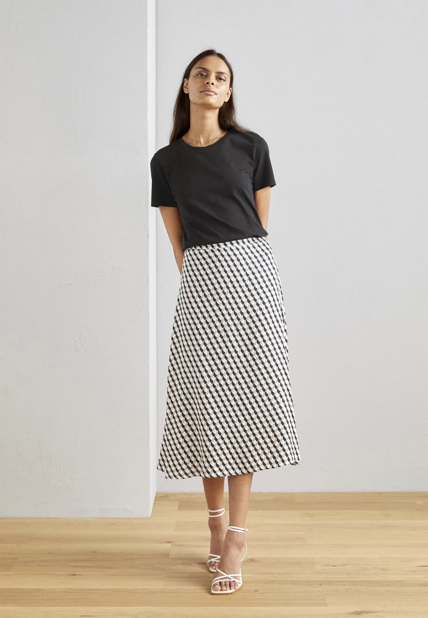 Marc O'Polo Drapy Style- A-Lijn Rok - Multi 4 Marc O'Polo Drapy Style- A-Lijn Rok - Multi - Afbeelding 2