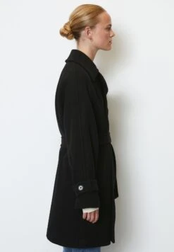 Marc O'Polo Midi Length Details - Trenchcoat - Black -Marc O'Polo b8d25aa401f2496290d8c948effbdf74