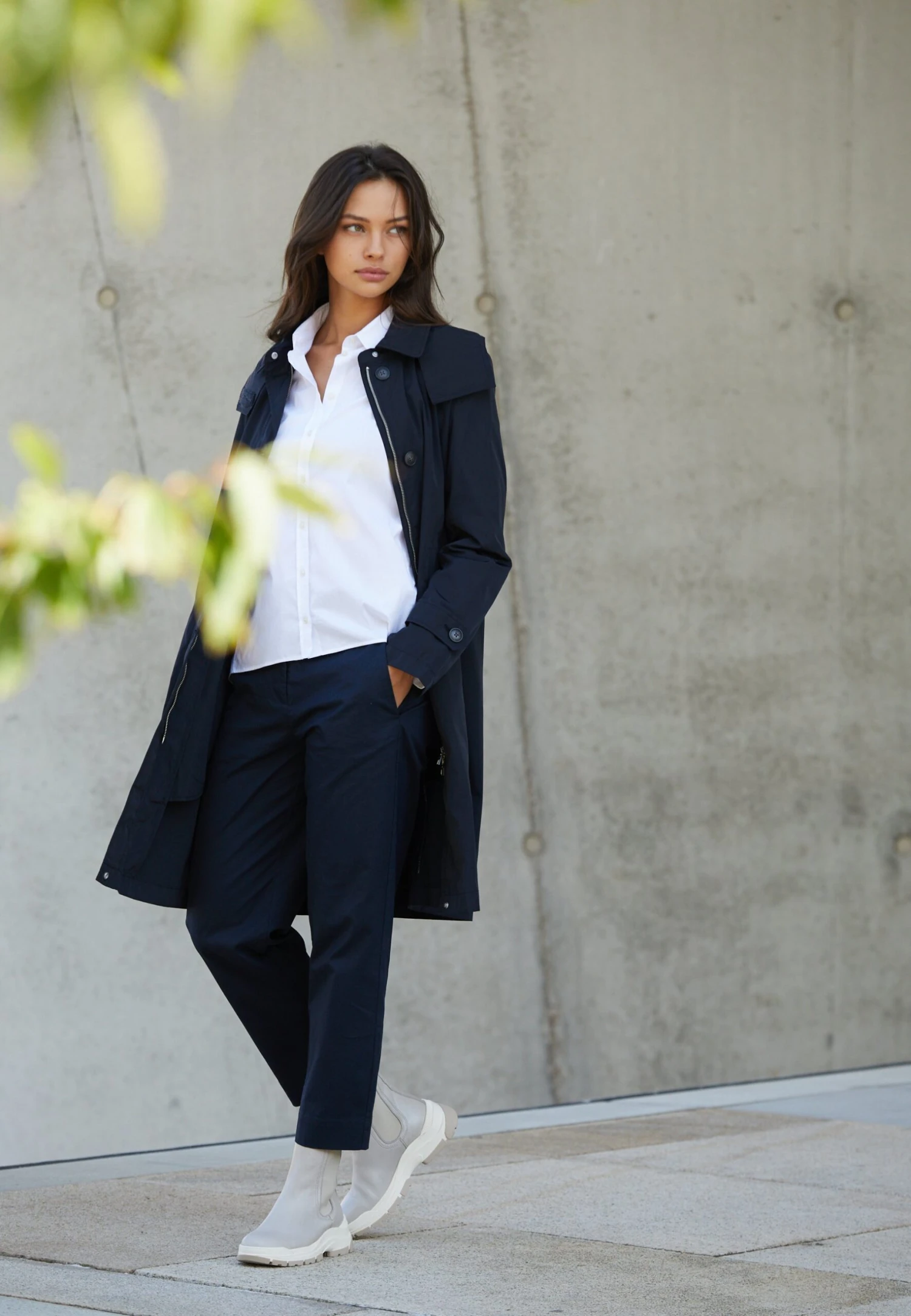 Marc O'Polo Maia- Enkellaarsjes Met Plateauzool - Taupe 4 Marc O'Polo Maia- Enkellaarsjes Met Plateauzool - Taupe - Afbeelding 2