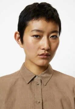 Marc O'Polo Langarm - Overhemdblouse - Brown Sugar -Marc O'Polo baeadb2794d841dda36d104d2bfd18d3