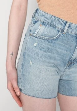 Marc O'Polo DENIM High Waist Slight A-Shaped Fit Mini Length Open - Jeansshort - Multi/Tinted Cobalt Blue -Marc O'Polo bba09c7397964d2eb9403faaf0e9cc4e