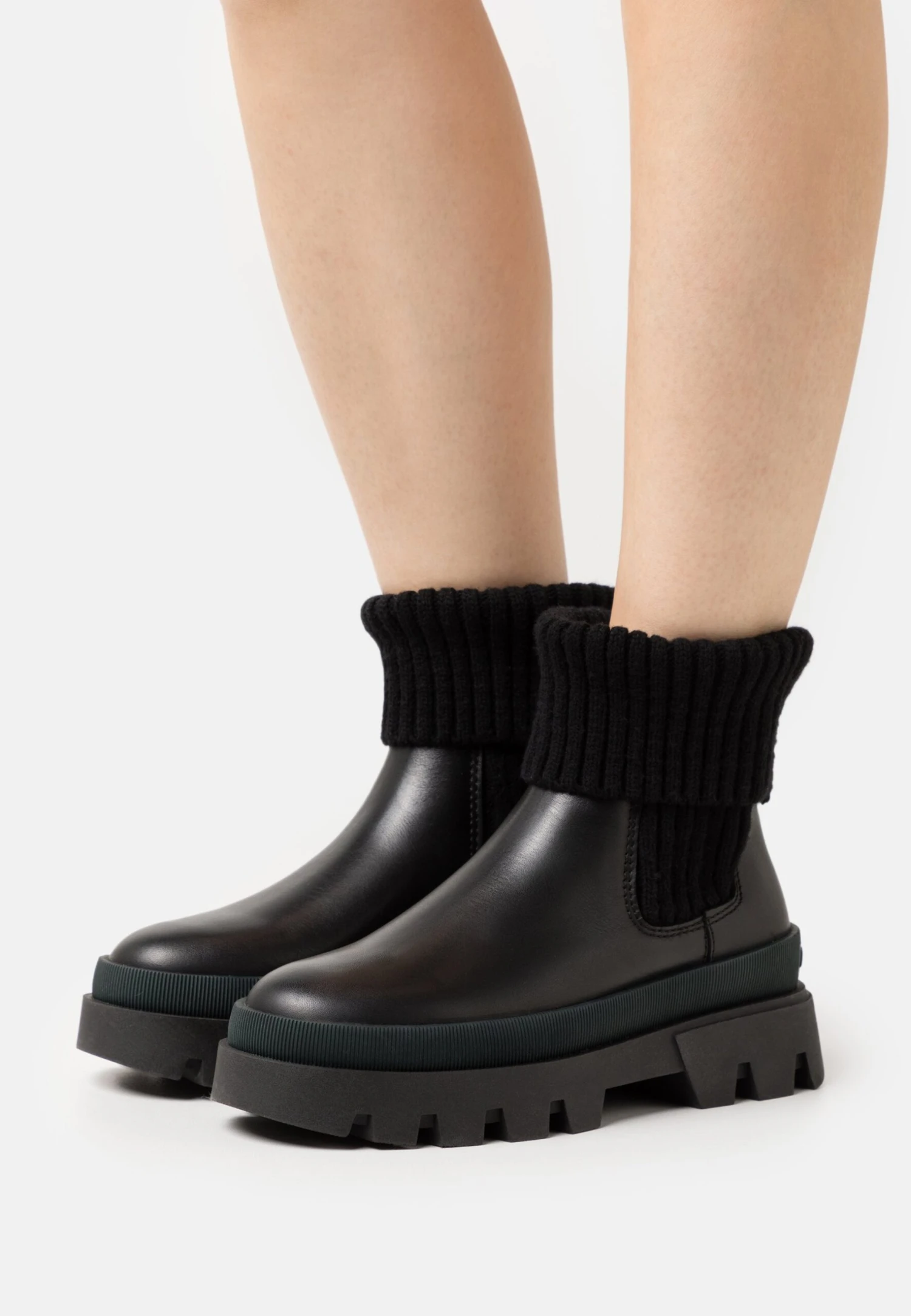 Marc O'Polo Petra - Enkellaarsjes Met Plateauzool - Black 3 Marc O'Polo Petra - Enkellaarsjes Met Plateauzool - Black