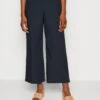 Marc O'Polo Pants Relaxed Style Straight Fit Slightly Cropped - Broek - Deep Blue Sea