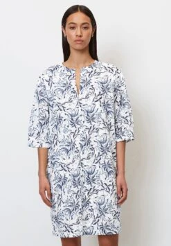 Marc O'Polo 21 Marc O'Polo Beach Dress Short Length Round Neck With Slit - Strandaccessoire - Multi