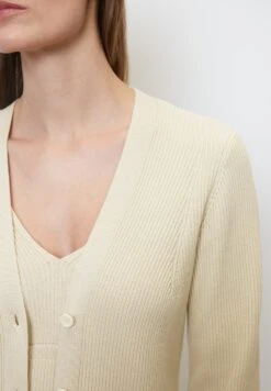 Marc O'Polo V Neck - Vest - Soft Taupe -Marc O'Polo bf08ddf29cbe4168a43b1937ac72b786